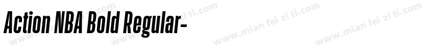 Action NBA Bold Regular字体转换